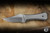 Big Idea Design Aux MFG Ti Fixed Blade Pocket Knife Titanium 2.8" M390 Bowie Stonewash