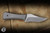 Big Idea Design-Aux MFG Ti Pocket Fixed Blade Knife Titanium 2.8" M390 Bowie Stonewash