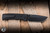 Chaves Knives 229 Redencion Flipper Knife Black G10 3.6" Elmax Drop Point Blackout