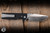 Chaves Knives NTAK Redencion Flipper Knife Black G10 3.6" Elmax Drop Point Belt Satin