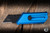 Chaves Knives CHUB Slipper Sliding Utility Knife Blue Aluminum 1.4" Stainless Steel Razor Black PVD