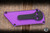 Chaves Knives CHUB Slipper Sliding Utility Knife Purple Aluminum 1.4" Stainless Steel Razor Black PVD