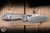 Kunwu Knives Pulsar XL Crossbar Lock Folding Knife Gray Orange Peel Titanium 3.87" Elmax Drop Point Satin X705XL-T2
