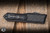 Guardian Tactical GTX-025 OTF Automatic Knife Aluminum, Carbon Fiber Inlay 2.5" Elmax Clip Point Dark Stonewash 122611