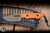 Heretic Knives Kobold Fixed Blade Orange G10 2.8" MagnaCut Bowie OG Green H065-18A-OG-G10