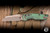 Microtech Marfione Select MSI Mini Ram-Lok Folding Knife Antique Green FlutedTitanium, Bronze Ti Accent 3.25" M390 Sheepsfoot Bronzed Stonewash 210M-13FLMS2