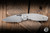 Three Rivers Manufacturing Neutron 2 Liner Lock Folding Knife Flat Frag Titanium 3" MagnaCut Drop Point Stonewash TRM-N2LL-TIFG-MC
