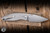 Three Rivers Manufacturing Neutron 2 Liner Lock Folding Knife Flat Frag Titanium 3" MagnaCut Drop Point Stonewash TRM-N2LL-TIFG-MC