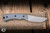 Three Rivers Manufacturing TRM TAGALONG Fixed Blade Knife Slate Gray G10 2.4" MagnaCut Drop Point Stonewash
