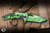 Heretic Knives "Medusa" Automatic Knife Toxic Green Cel Shade Aluminum 3.25" MagnaCut Recurve Toxic Green H010-CS-TX