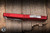 Preowned-Microtech Combat Troodon Gen III OTF Automatic Knife Red 4" Drop Point Stonewash 1143-10RD