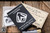 Preowned-Medford Infraction Folding Knife Flamed Galaxy Titanium 3.6" S45VN Drop Point DLC Black