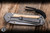 Left Hand Chris Reeve Knives Small Sebenza 31 Titanium/Box Elder Inlay 3" MagnaCut Insingo Stonewash S31-1127
