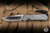 Chris Reeve Knives Small Sebenza 31 Folding Knife Forever Flag Glass Blasted Titanium 3" MagnaCut Drop Point Polished S31-1512