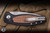 Three Rivers Manufacturing TRM Pit Bull Automatic Folding Knife Black Aluminum/Micarta Inlay 3" MagnaCut Drop Point Stonewash