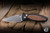 Three Rivers Manufacturing Pit Bull Auto Folding Knife Aluminum/Micarta Inlay 3" MagnaCut Drop Point Tumble/Polish