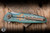 Spartan Blades Pandia Flipper Knife Satin Titanium, Bronze Accent 3.25" Damascus Spearpoint SF16DMBZ