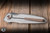 Spartan Blades Pandia Flipper Knife Satin Titanium, Bronze Accents 3.25" Damascus Spearpoint SF16DMBZ