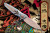 Spartan Blades Custom Tu Lam Ronin Fire Pandia Folding Knife Titanium 3.25" MagnaCut Spearpoint Stonewash
