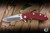 Hinderer Knives XM-18 Flipper Knife Red G10 3.5" MagnaCut Spanto Stonewash