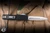 Microtech UTX-70 Gen IV Automatic OTF Knife Black Aluminum 2.5" M390 Dagger Stonewash 11474-10