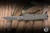 Microtech Hera II Mini Automatic OTF Knife Moss Green Aluminum 3" M390 Tanto Cerakote 1704M-1CMG