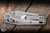 Microtech Marfione Select MSI Mini Ram-LOK Folding Knife Slab Titanium, Purple Ti Accents 3.25" M390 Wharncliffe Stonewash 210M-10MS4