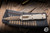 Microtech Dirac OTF Automatic Knife Champagne Aluminum 3" M390 Dagger Burnt Bronze 225-1CG-C19