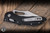 Microtech M-Stitch Ram-LOK Folding Knife Black Aluminum 3.25" M390 Stonewash 169MRL-10