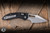 Microtech M-Stitch Ram-LOK Folding Knife Black Aluminum 3.25" M390 Stonewash 169MRL-10