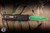 Microtech UTX-85 Gen IV Jedi Master OTF Automatic Knife Black Aluminum 3.1" M390 Dagger Green Part Serrated 12324-2JM
