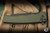 ProTech Malibu Button Lock Flipper Knife Green Aluminum 3.25" MagnaCut Reverse Tanto Black DLC 5403-GREEN