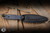 Blackside Customs Phase 7SDM Fixed Blade Knife Textured Titanium 4.5" MagnaCut Dagger Satin