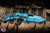 Heretic Knives "Medusa" Manual Folding Knife Cel-Shade Turquoise Aluminum 3" MagnaCut Recurve H010-CS-TQ