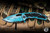 Heretic Knives "Medusa" Manual Folding Knife Cel-Shade Turquoise Aluminum 3" MagnaCut Recurve H010-CS-TQ