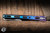 MachineWise Sonora Button Lock Folding Knife Fine Step Midnight Fade Titanium 3.35" S90V Drop Point Stonewash 2058