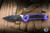 Microtech LUDT Gen III Automatic Folding Knife Purple Aluminum 3.4" M390 Drop Point Black 1135-1PU