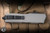 Microtech Executive Scarab II Gen III OTF Automatic Knife Natural Clear Aluminum 4" M390 Tanto Black 1177-1NC