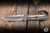 Left Hand-Chris Reeve Knives Large Sebenza 31 Folding Knife Glass Blasted Titanium/Box Elder Inlay 3.6" MagnaCut Tanto L31-1133