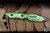 Heretic Knives Kobold Fixed Blade Knife Toxic Green Cel Shade G10 2.8" MagnaCut Bowie H065-CS-TX