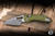 Microtech M-Stitch Ram-LOK Folding Knife OD Green Aluminum 3" M390 Spearpoint Apocalyptic 169MRL-10APOD