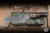 Preowned-Half Face Blades Santoku Chef Knife Tan G10, Dyed Wood 6.5" S45VN Acid Splash