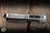 Preowned-Microtech Sandtrooper Exocet Money Clip OTF Knife White Distressed Aluminum 1.9" Dagger 157-1SA