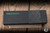 Preowned-ProTech Cambria Custom 005 Flipper Knife Black Aluminum, Maple Burl Inlay 3.5" Damascus Clip Point