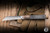 Jack Wolf Knives FeelBetter Jack Folding Knife Dark Blasted Starburst Titanium 3.38” S90V Wharncliffe Belt Satin