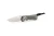Left Hand-Chris Reeve Knives Large Inkosi Folding Knife Glass Blasted Titanium, Black Canvas Micarta Inlay 3.6" MagnaCut Tanto Stonewash LIN-1133