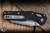 Microtech MSI Mini Ram-Lok Folding Knife Black Fluted Aluminum 3.25" M390 Wharncliffe Apocalyptic Stonewash 210M-10APFL