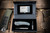 Herman Custom Knives Ishtar Folding Knife Textured Blue Titanium 3.74" M390 Clip Point Stonewash ISHTAR-0805