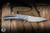 Herman Custom Knives Ishtar Folding Knife Eternal Garden Titanium 3.74" MagnaCut Clip Point Stonewash 0843