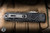 Microtech UTX-85 Gen IV OTF Automatic Knife Topographic Black Aluminum 3.1" M390 Tanto Stonewash Part Serrated 12334-11TP